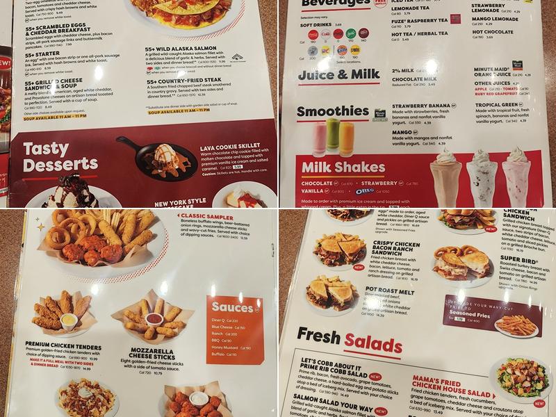 Denny's Menu