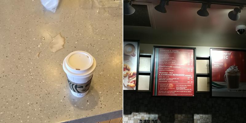 Starbucks Menu