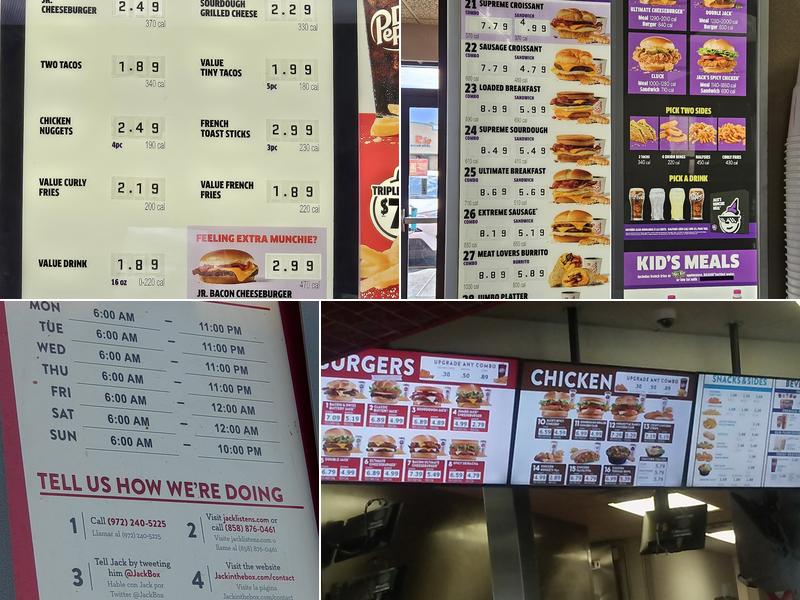 Jack In The Box Menu