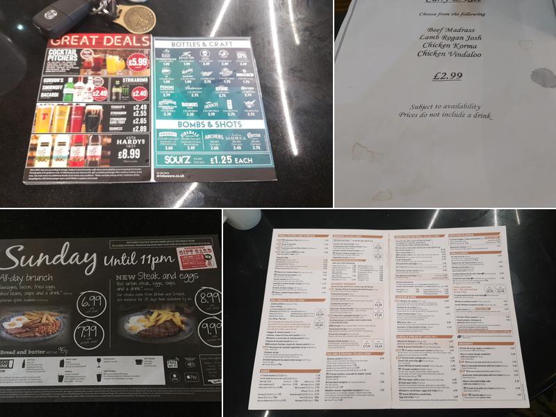 The Carrick Stone - JD Wetherspoon Menu