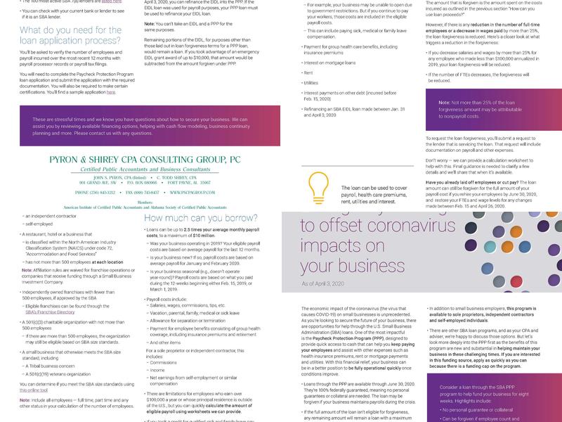 Pyron & Shirey CPA Consulting Group PC