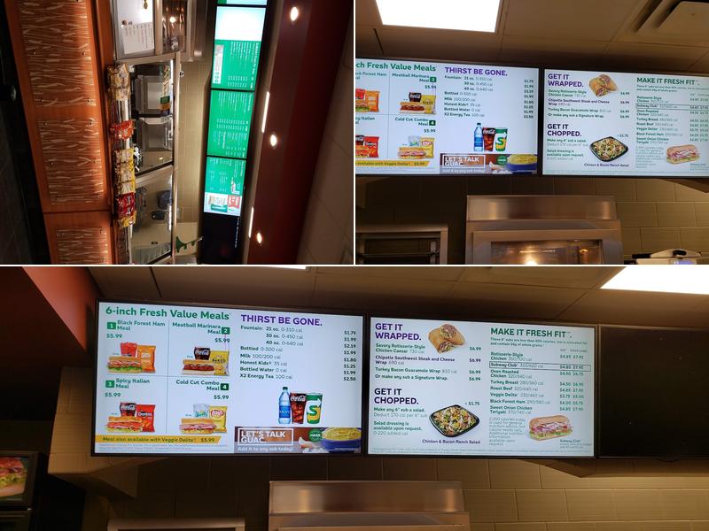 Subway Menu