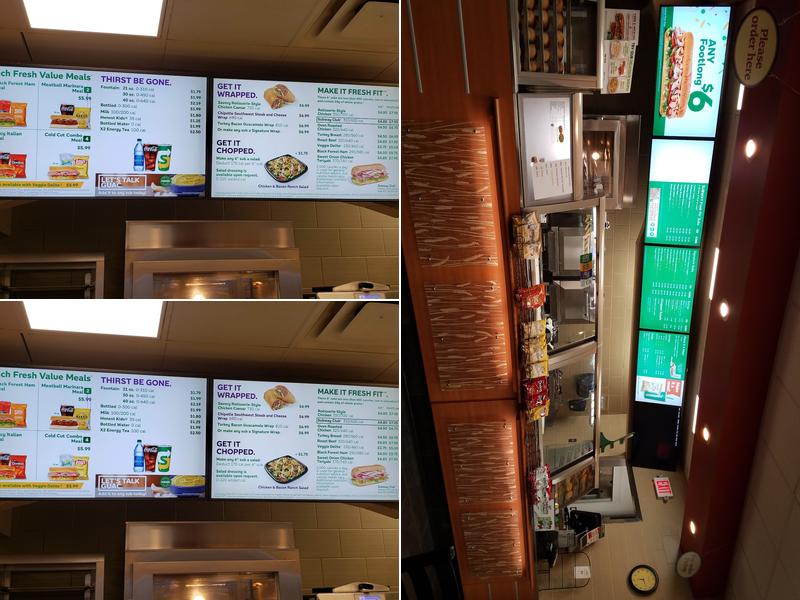 Subway Menu