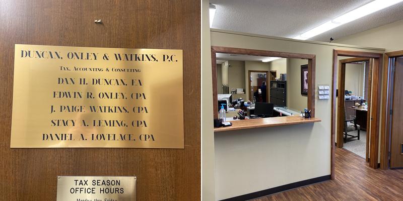 Duncan, Onley & Watkins, P.C.