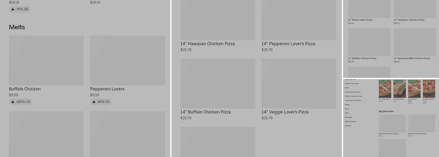 Pizza Hut Menu