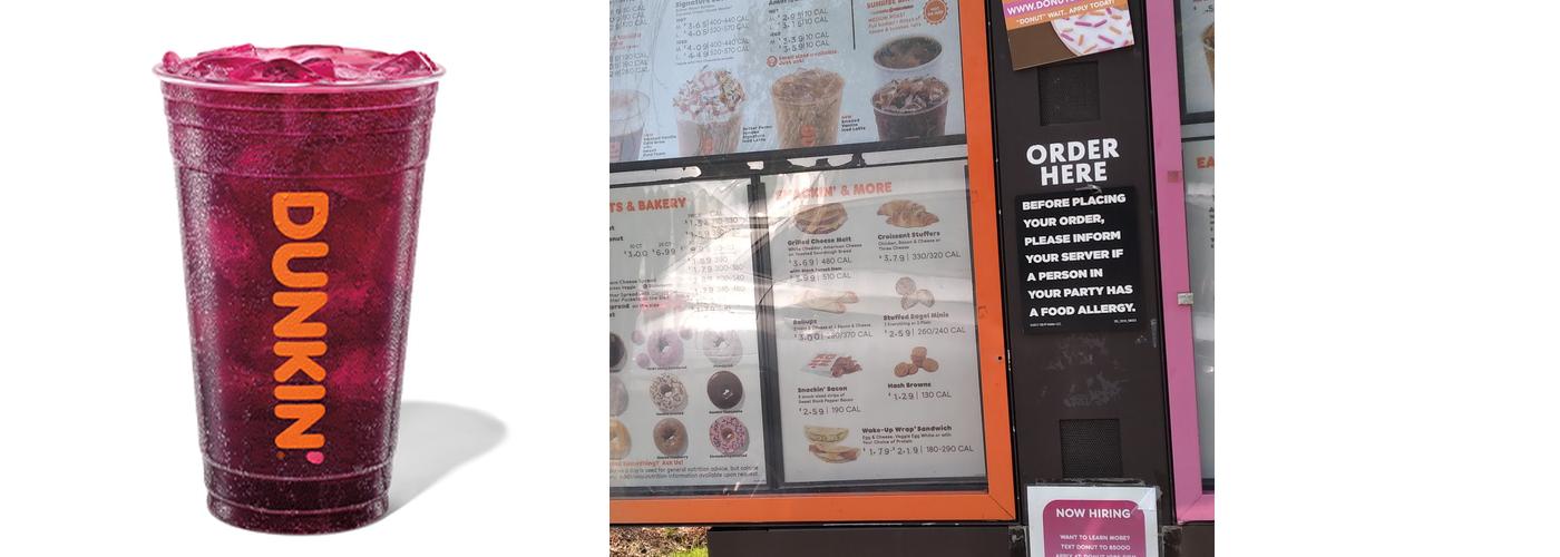 Dunkin' Menu
