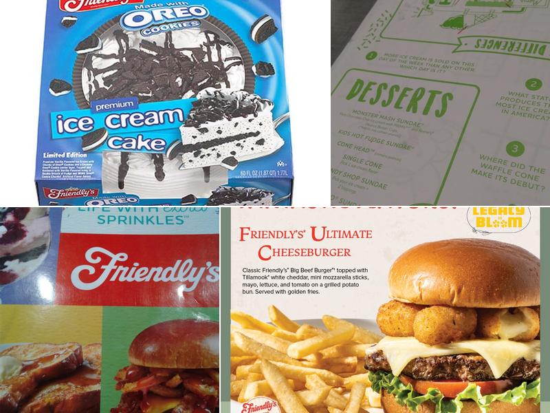 Friendly's Menu