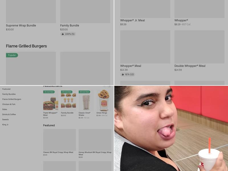 Burger King Menu