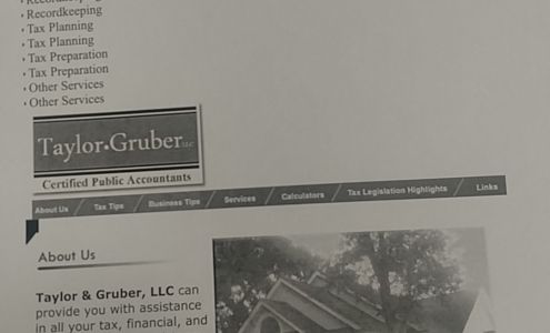 Taylor & Gruber LLC Certified Public Accountants Pawleys Island