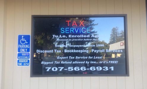 Tu Le EA Discount Tax & Bookkeeping Service Rohnert Park