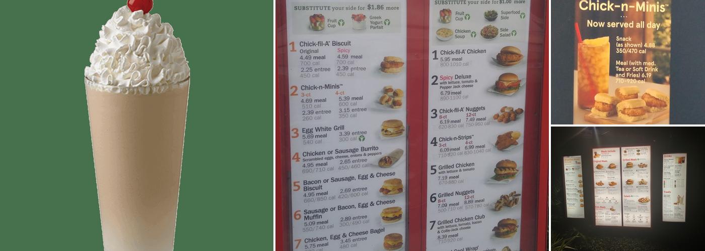 Chick-fil-A Menu
