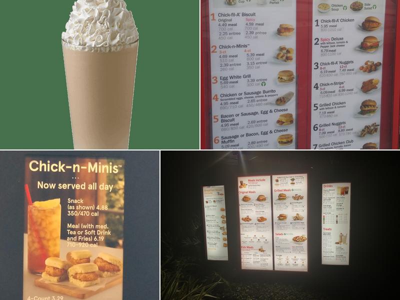 Chick-fil-A Menu