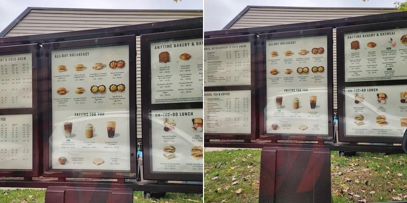 Starbucks Menu