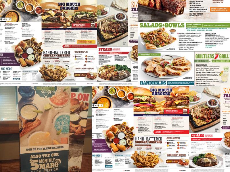 Chili's Grill & Bar Menu
