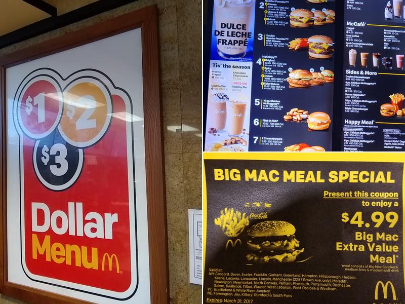 McDonald's Menu