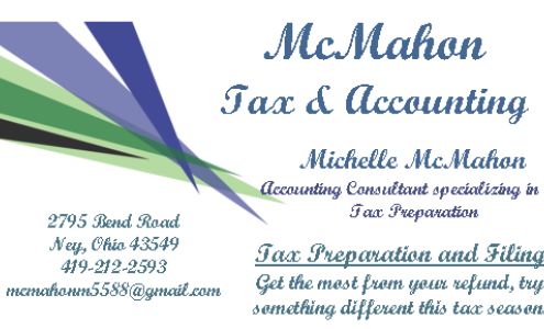 MCMAHON TAX AND ACCOUNTING Ney