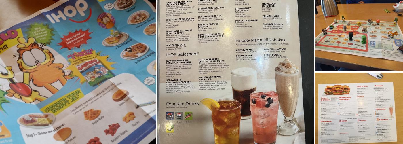 IHOP Menu