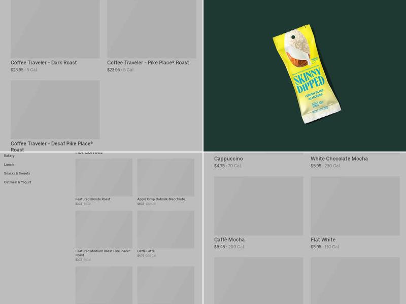 Starbucks Menu