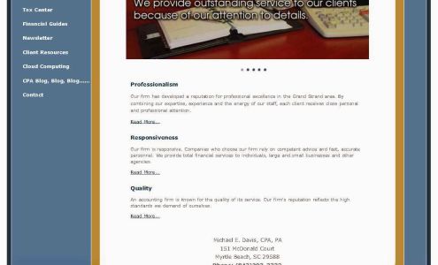 Michael E Davis, CPA, PA - Certified Public Accountant