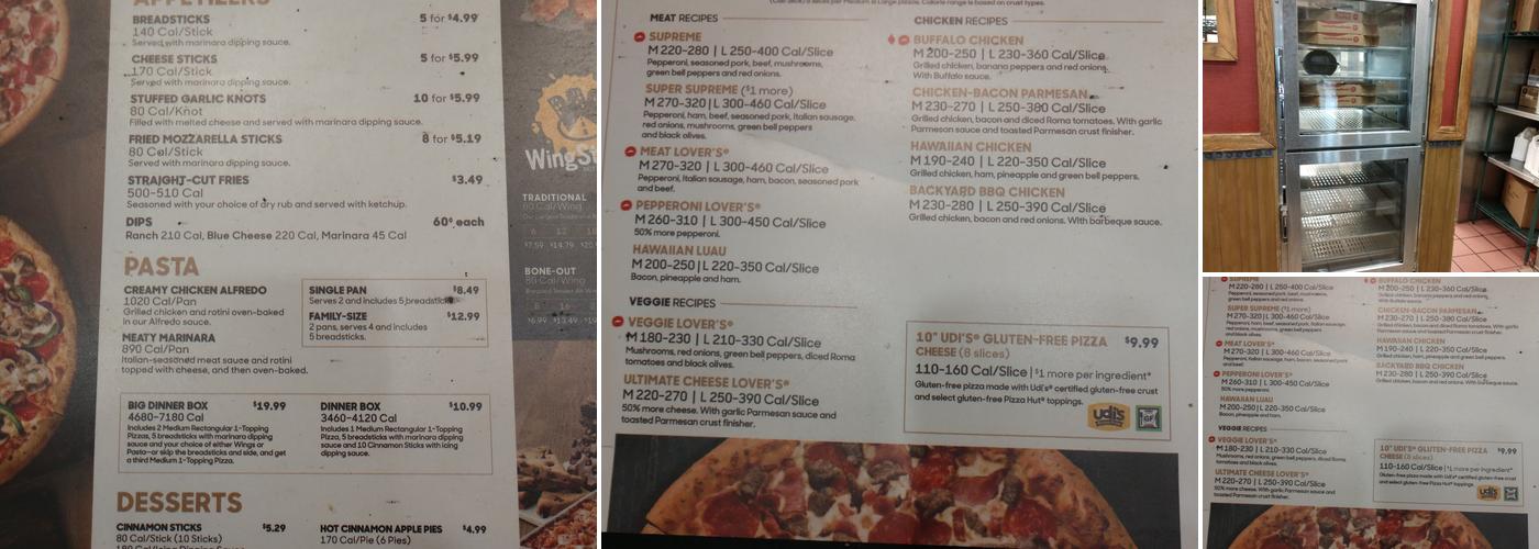 Pizza Hut Menu
