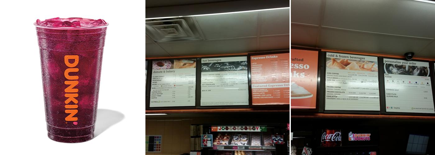 Dunkin' Menu