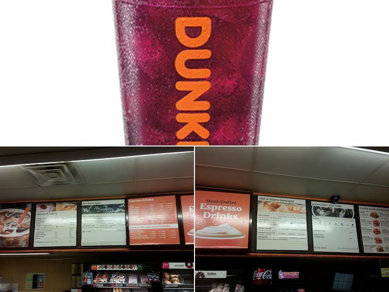 Dunkin' Menu