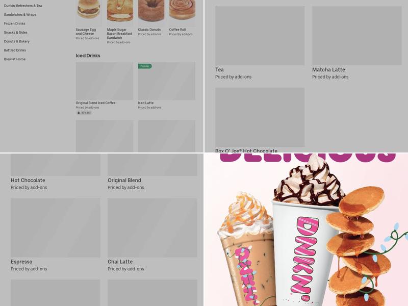 Dunkin' Menu