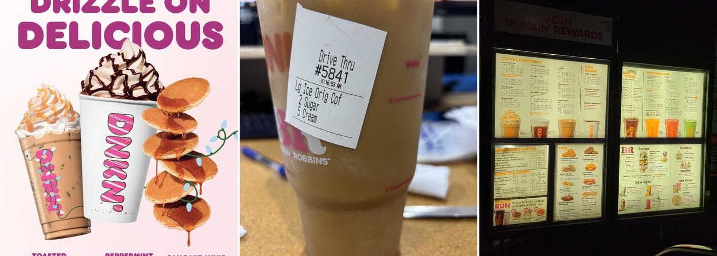 Dunkin' Menu