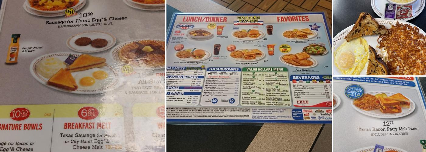 Waffle House Menu