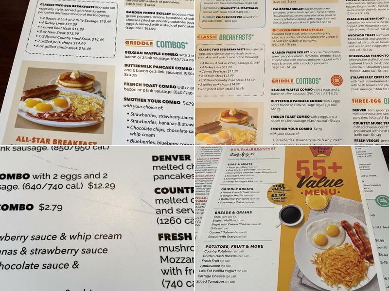 Village Inn Menu