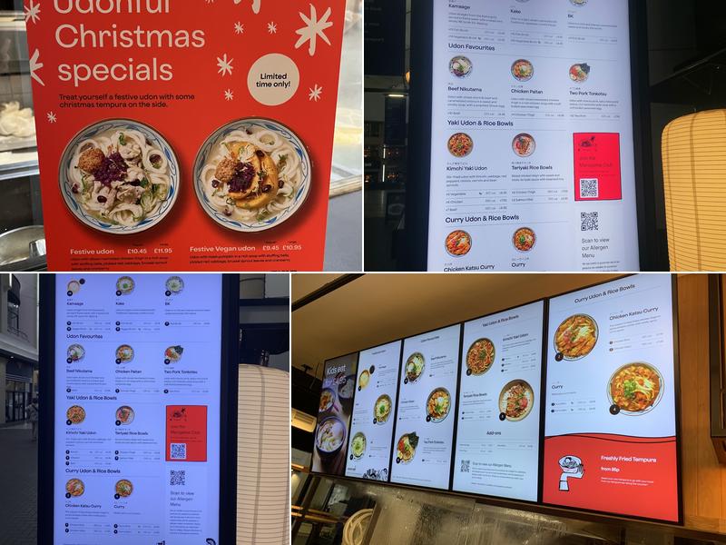 Marugame Udon / 丸亀製麺 The O2 Menu