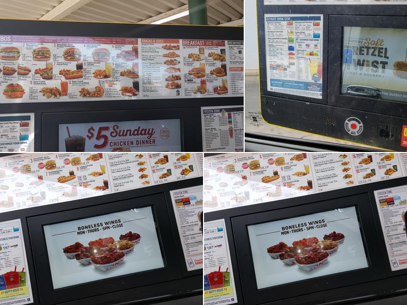 Sonic Drive-In Menu