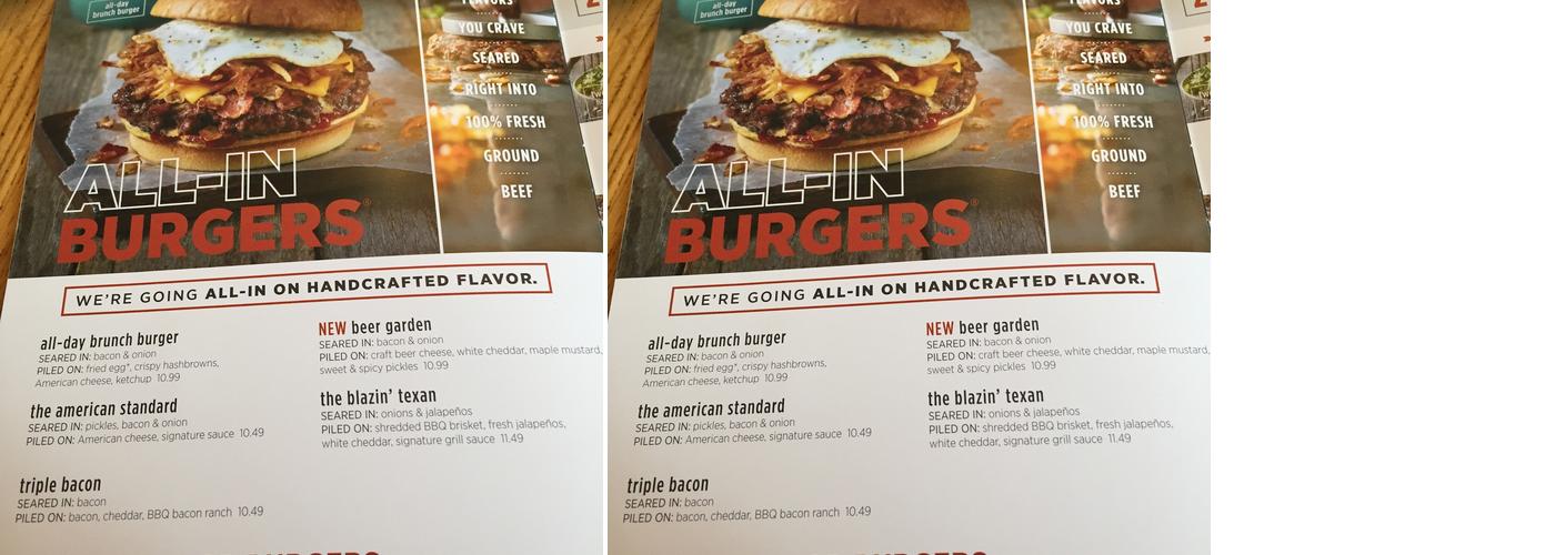 Applebee's Grill + Bar Menu