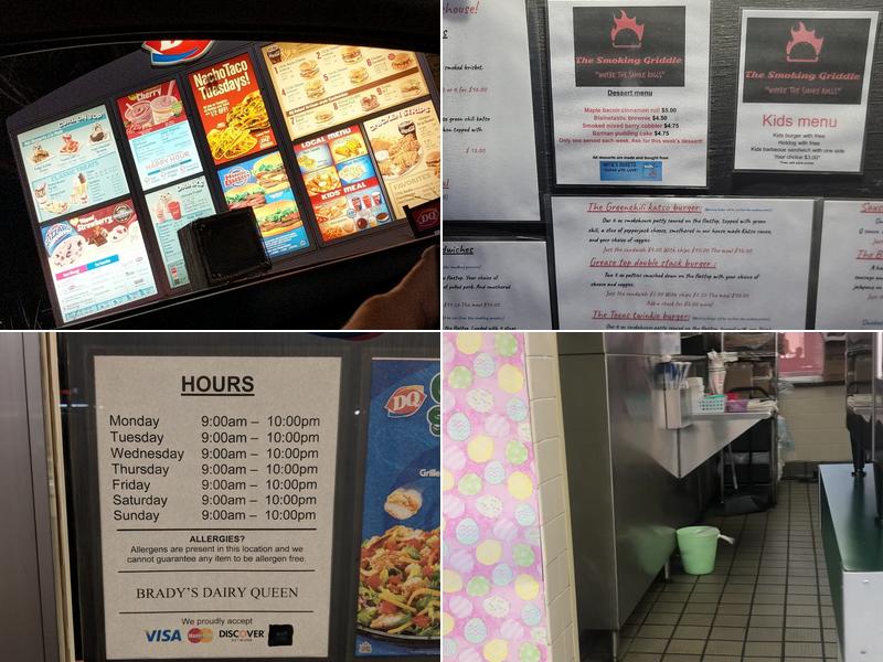 Dairy Queen Menu