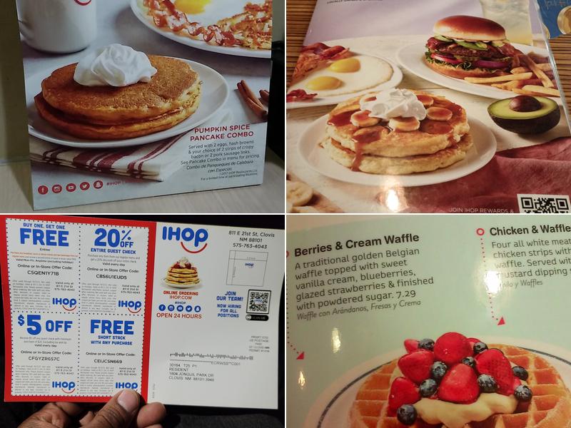 IHOP Menu