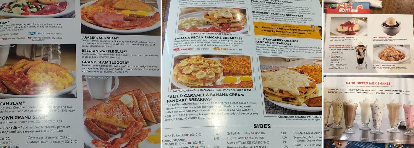Denny's Menu