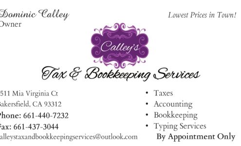 Calley's Tax Services