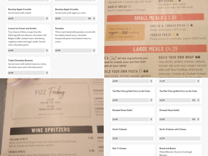 Home Farm View - Pub & Grill Menu