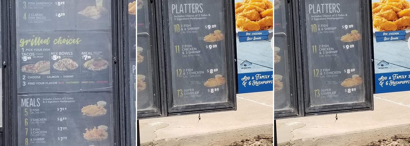 A&W Restaurant Menu