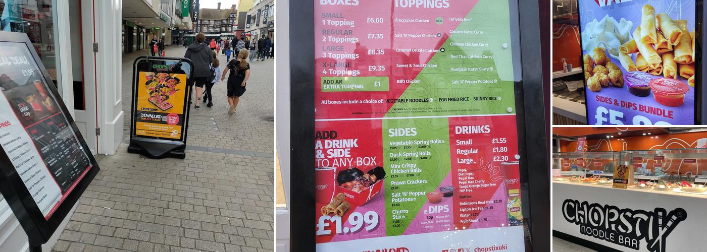 Chopstix - Bromley Menu