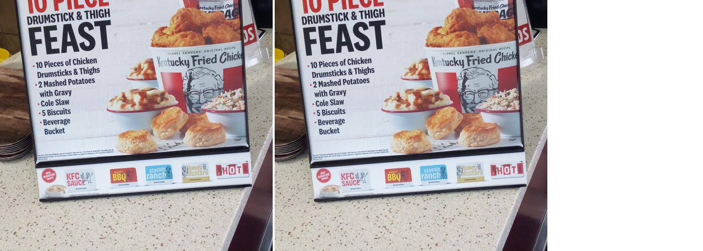 KFC Menu