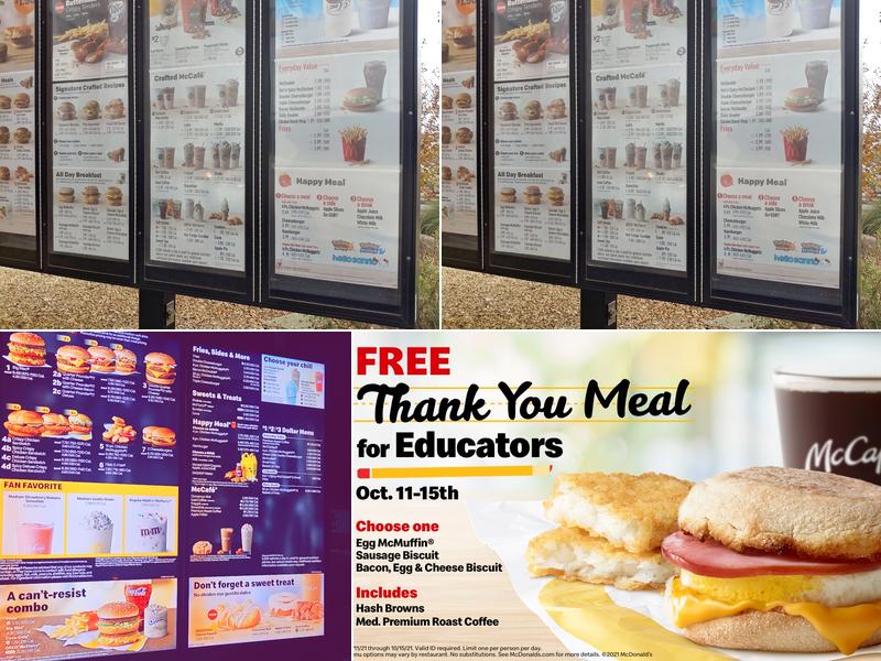 McDonald's Menu