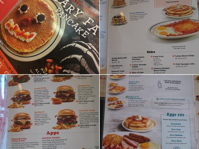 IHOP Menu