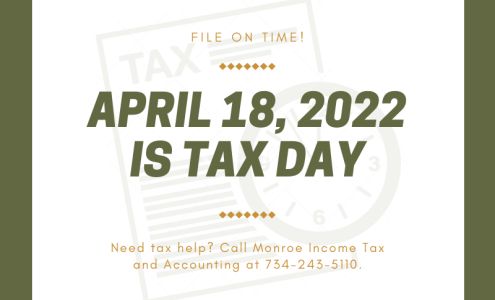 Monroe Income Tax & Accounting 5071 N Dixie Hwy, Newport Michigan 48166