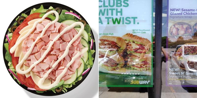 Subway Menu