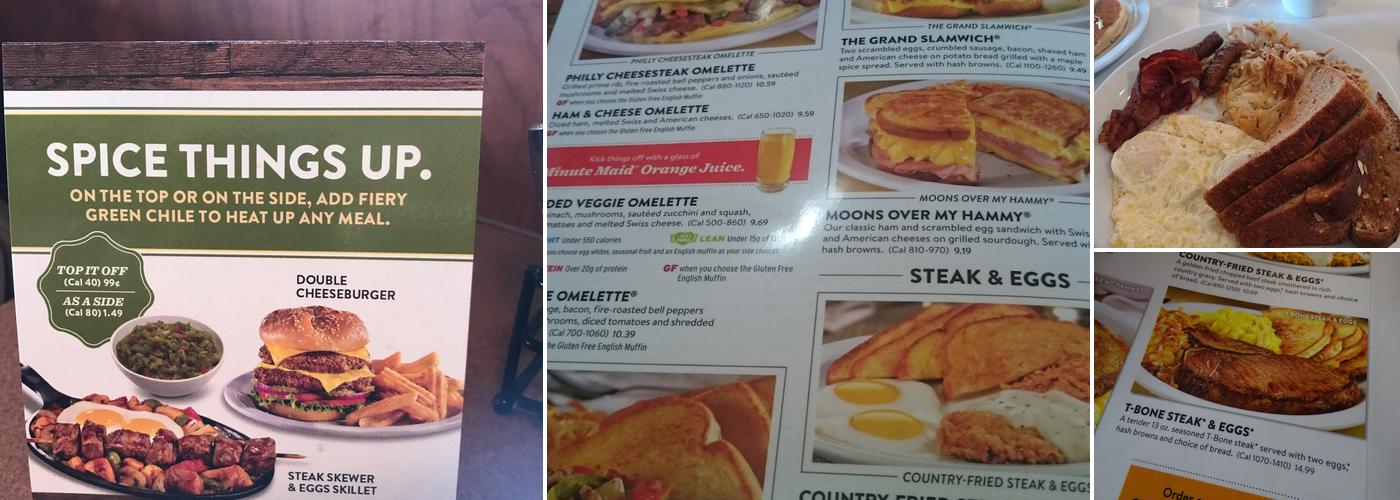 Denny's Menu