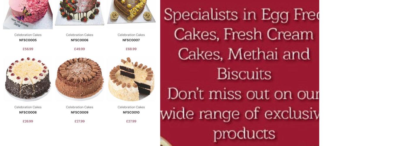 Nafees Bakers & Sweets Bolton Menu