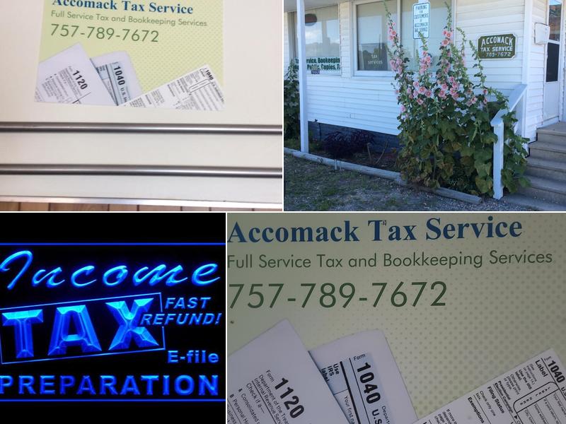 Accomacktax services and bookkeeping
