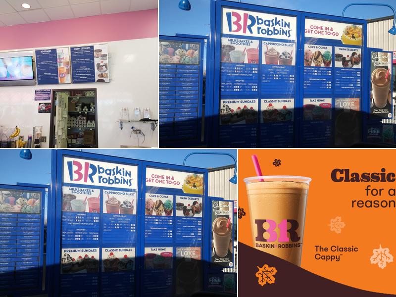 Baskin-Robbins Menu