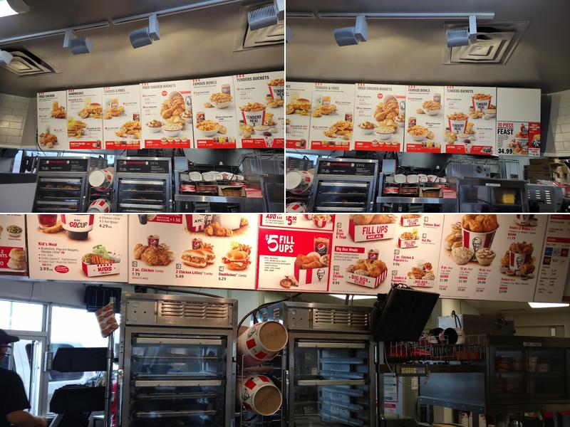 KFC Menu